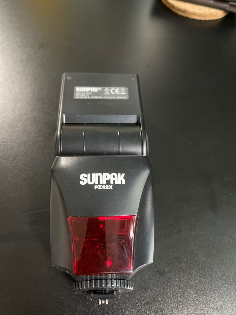 Sunpak PZ42X electronic flash unit for Cannon, Photography, Cameras on ...