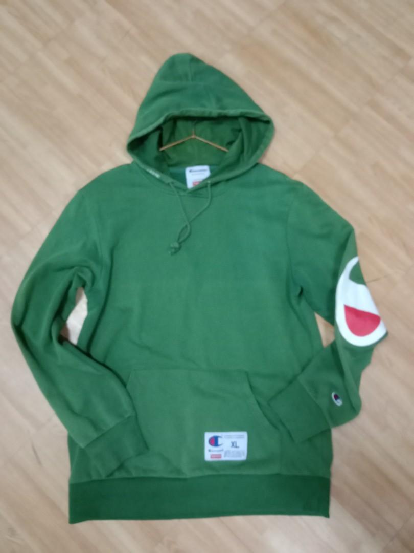Supreme x champion hoodie Luxury Apparel on Carousell