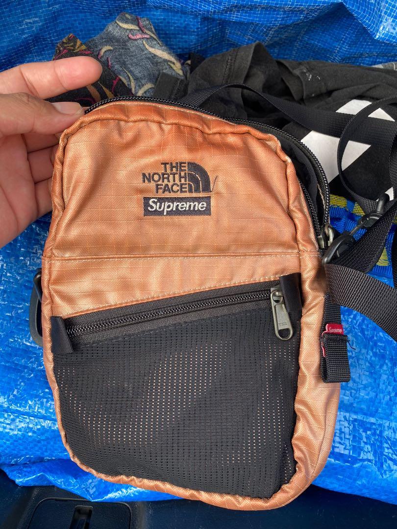 Supreme north face 2025 shoulder bag gold