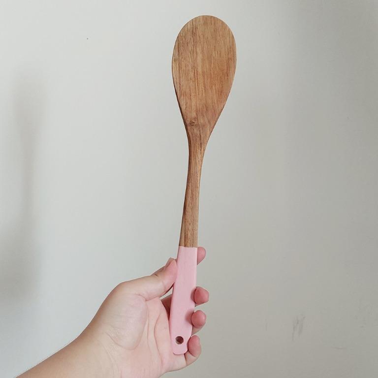 Sutil kayu aesthetic spatula kayu estetik sendok masak kayu sono