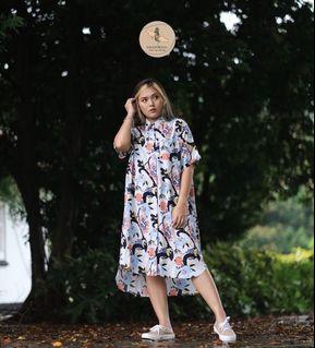 SWTS Miley Shirt Dress in Tropicana Print