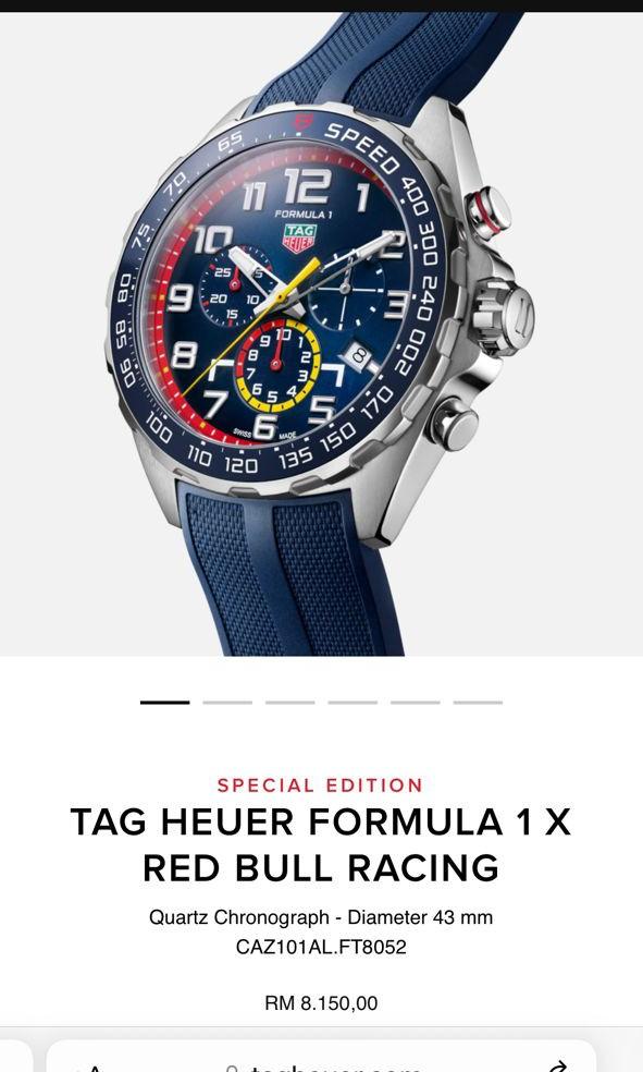 Tag f1 store red bull