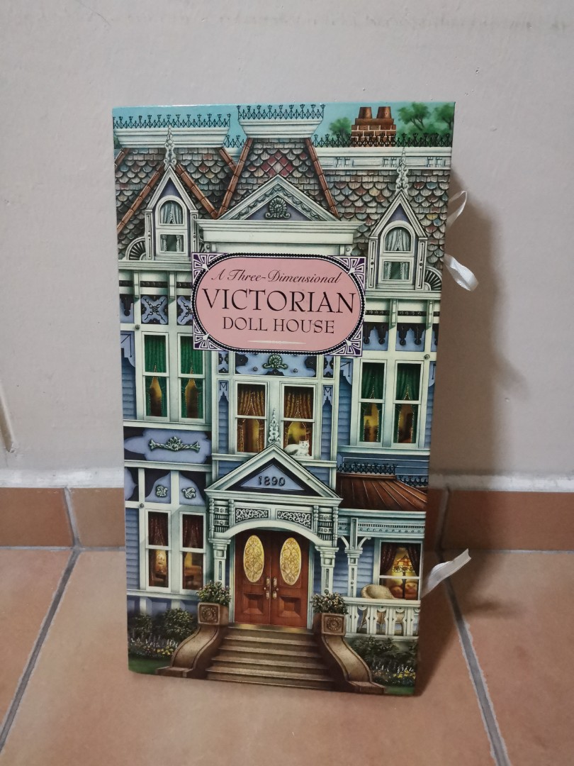 Three Dimensional Victorian Doll House Book Hobbies Toys