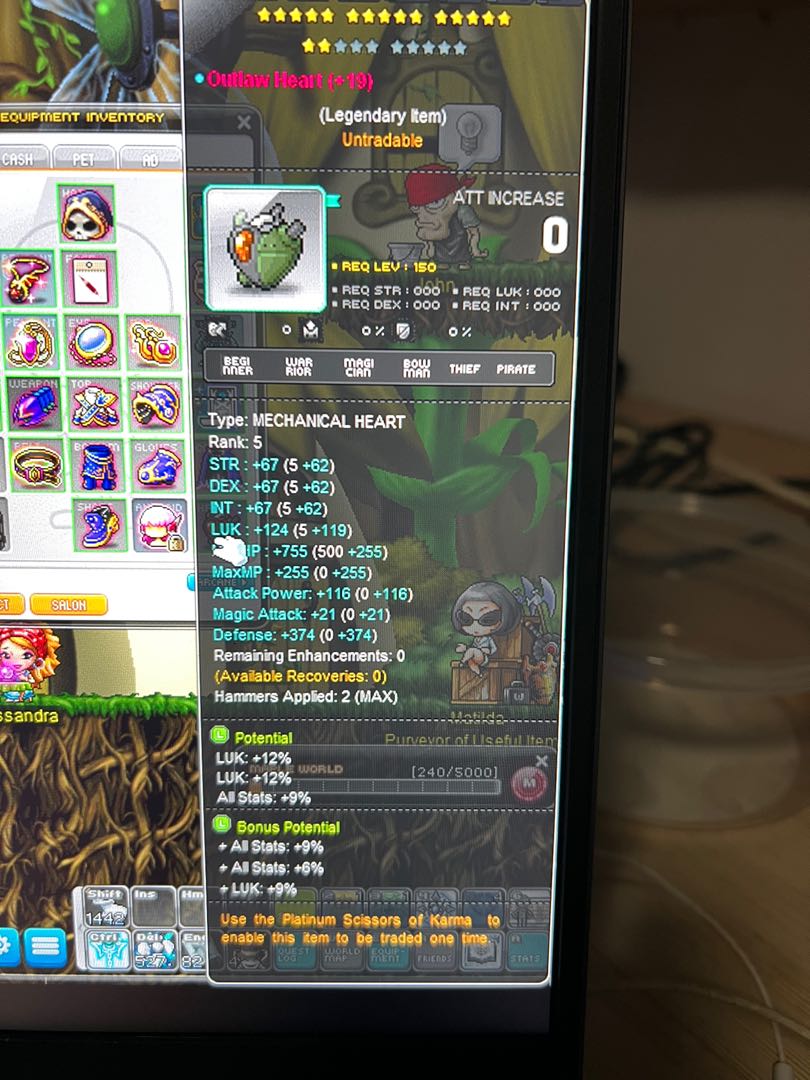 Maplestory titanium heart store