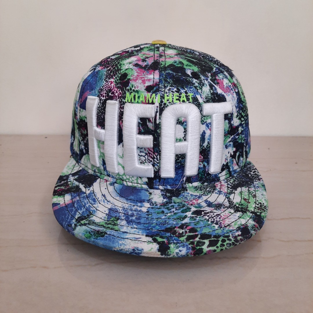 TOPI NBA MIAMI HEAT HYFLAT HAT, Fesyen 