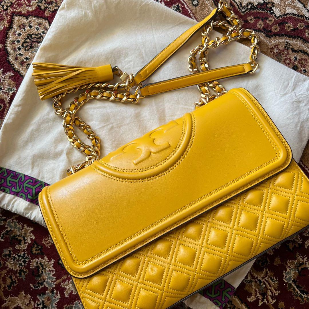 Tory burch fleming yellow sale