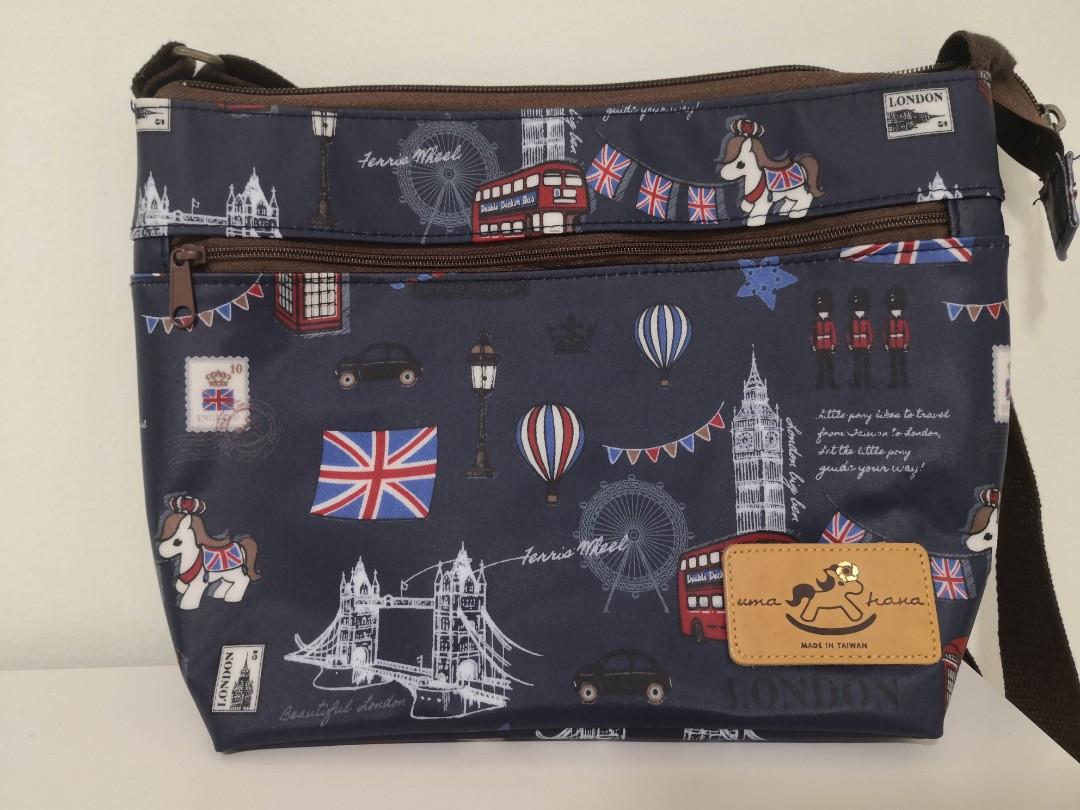 Uma Kaka Dark Blue Navy Sling Bag Cross body Bag
