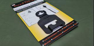 Uniform Mic Clip for Walkie Talkie / Radio Mics (Made in USA)