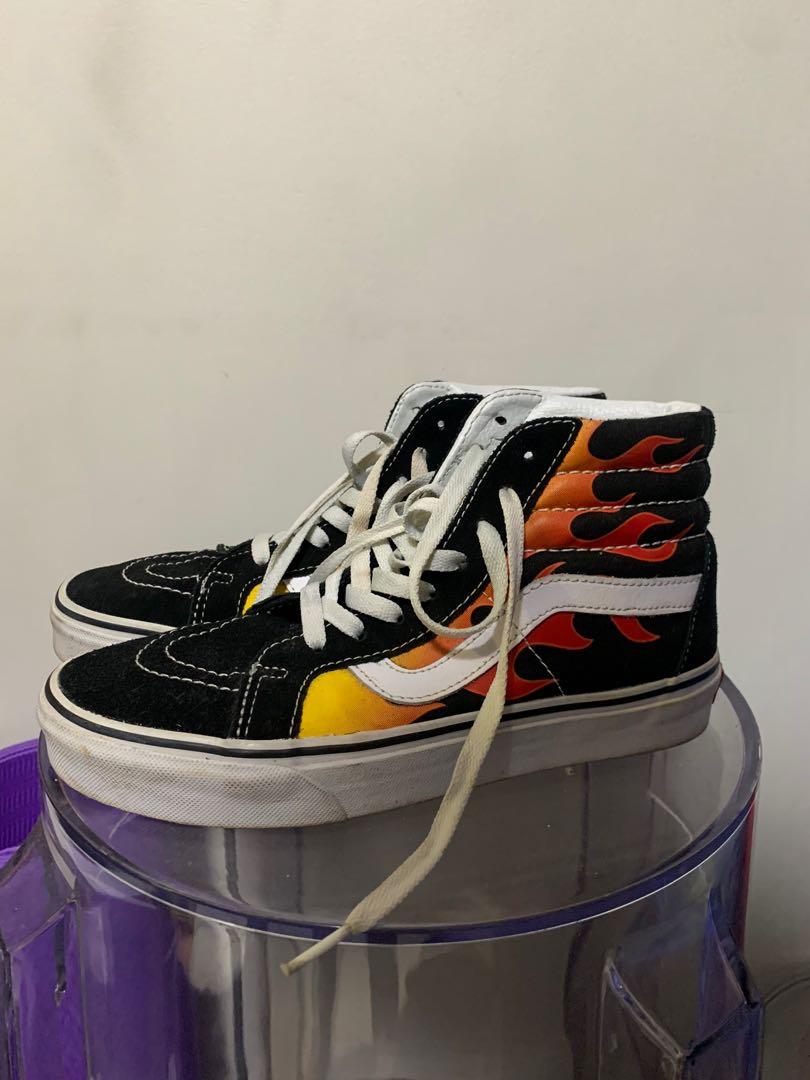 vans high top fire
