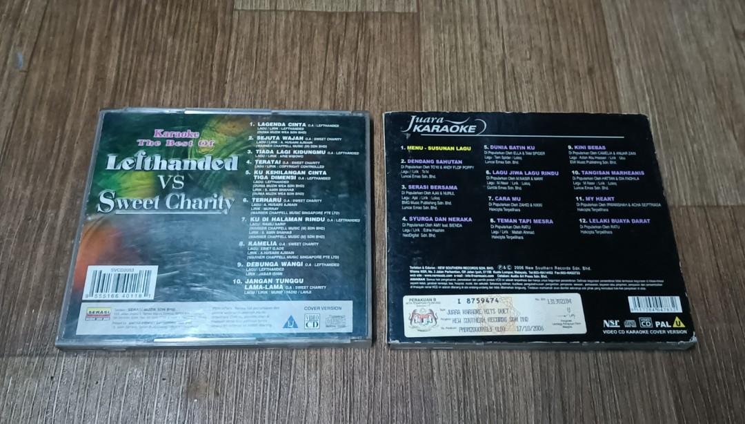 CD VCD LEFTHANDED VS SWEET CHARITY DAN HITZ DUET karaoke Penyanyi