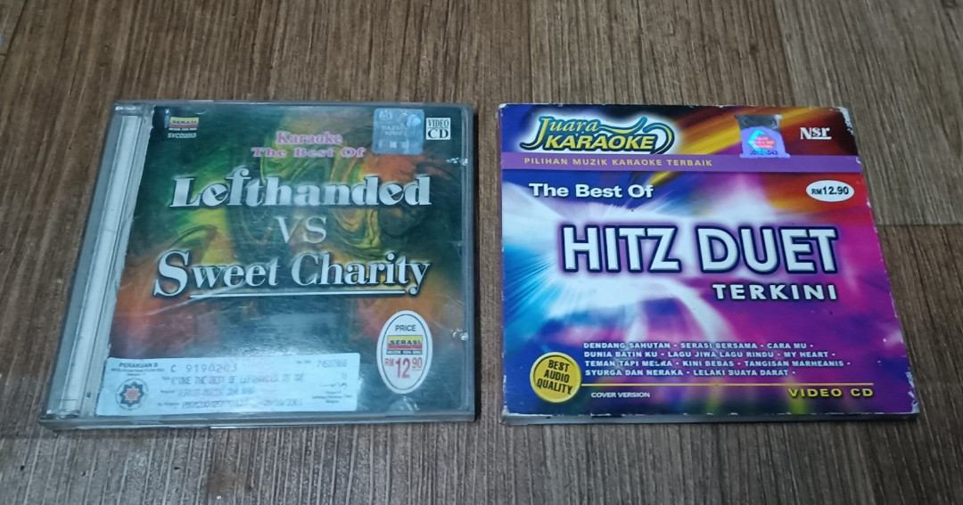 CD VCD LEFTHANDED VS SWEET CHARITY DAN HITZ DUET karaoke Penyanyi
