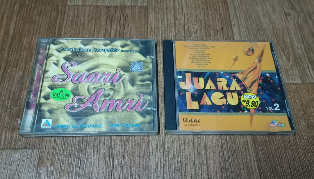 CD VCD SAARI AMRI DAN JUARA LAGU @ Ikaraoke Penyanyi Malaysia