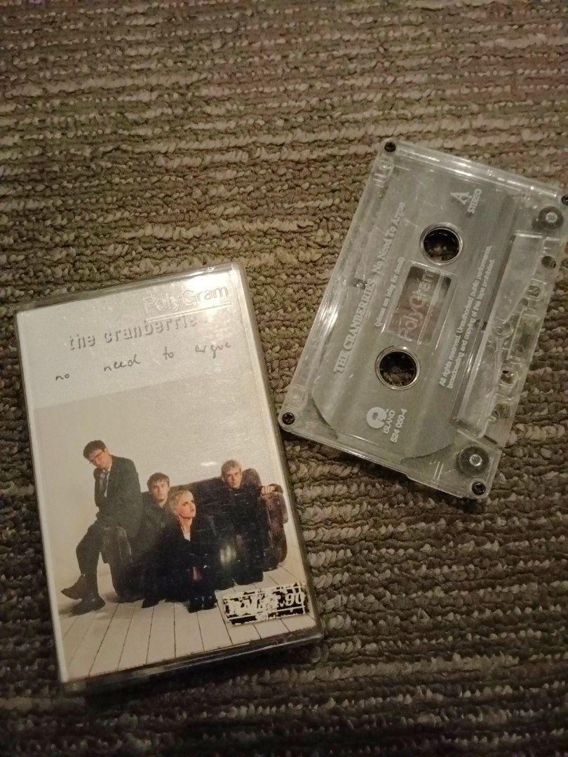 vintage 1994 Cranberries No Need To Argue Cassette Kaset Zombie Good