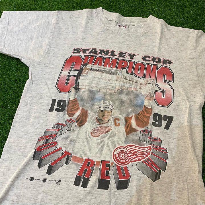 Vintage Red Wings Stanley Cup Shirt - sporting goods - by owner - sale -  craigslist