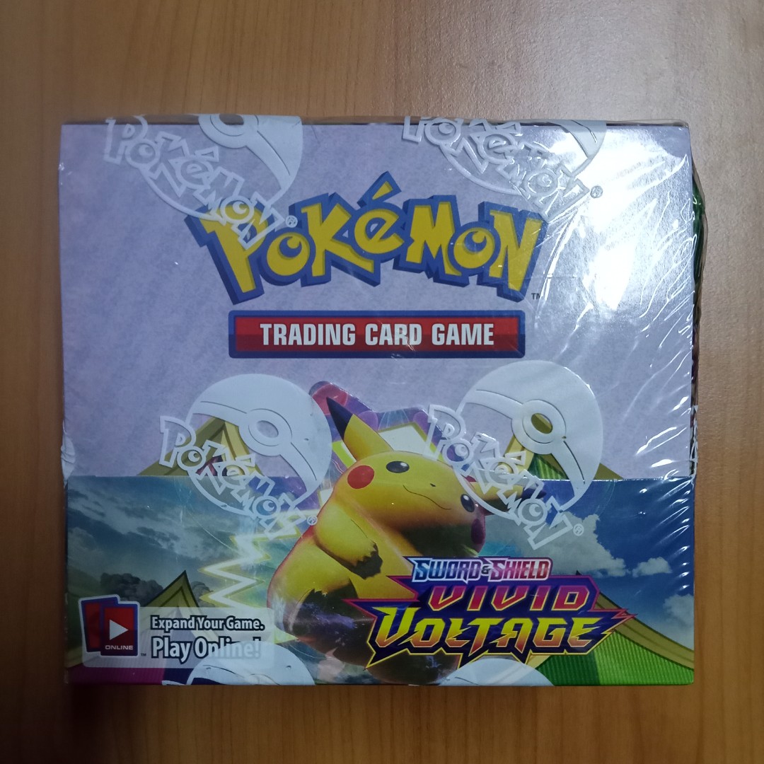 (On hand) Vivid Voltage Booster Box SS4, Pokemon TCG Cards Pikachu V