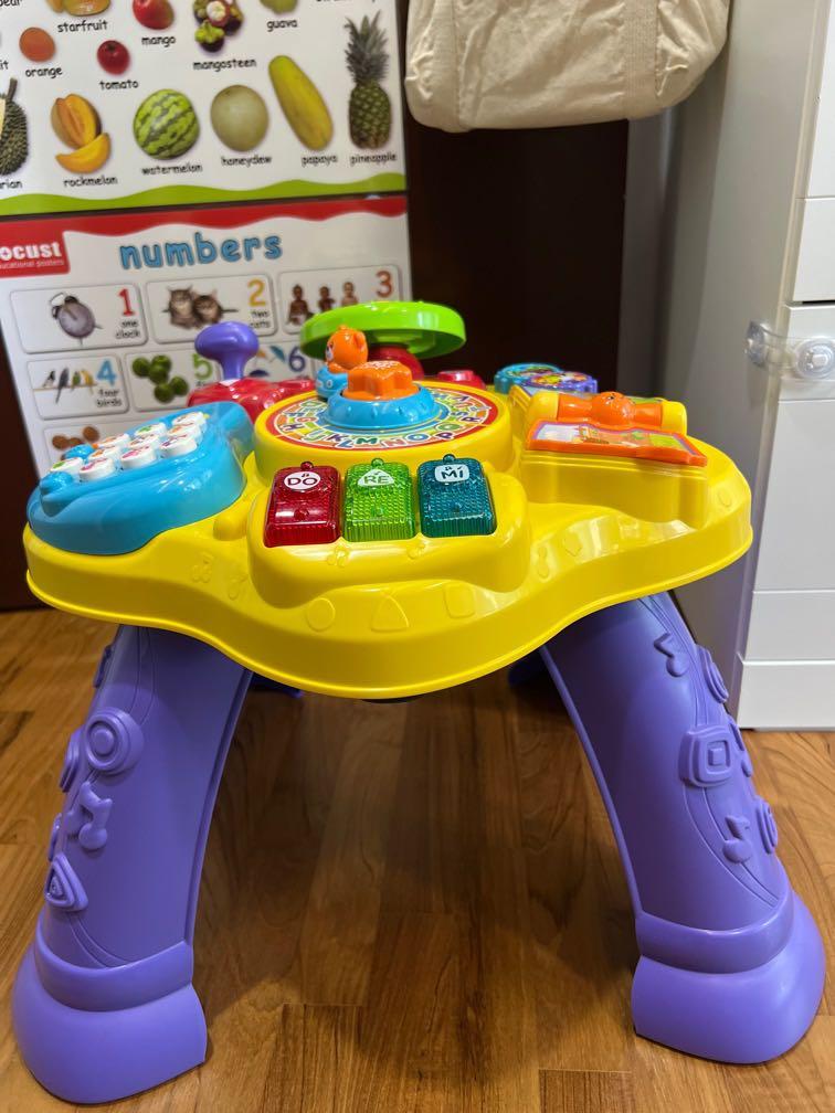 Vtech Magic learning table (Category: Infant Playtime) located in Singapore. Submitted by rainillovsky (Listing ID 1164639675, Image 4). Description: Very good condition. Good for baby learning to stand n walk. .