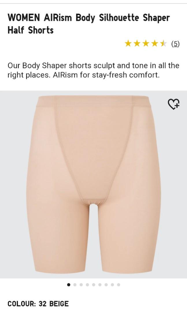NEW WOMEN AIRism Body Silhouette Shaper Half Shorts