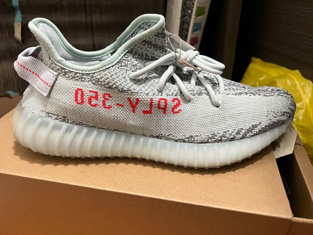 Yeezy 350 V2 blue tint Carousell