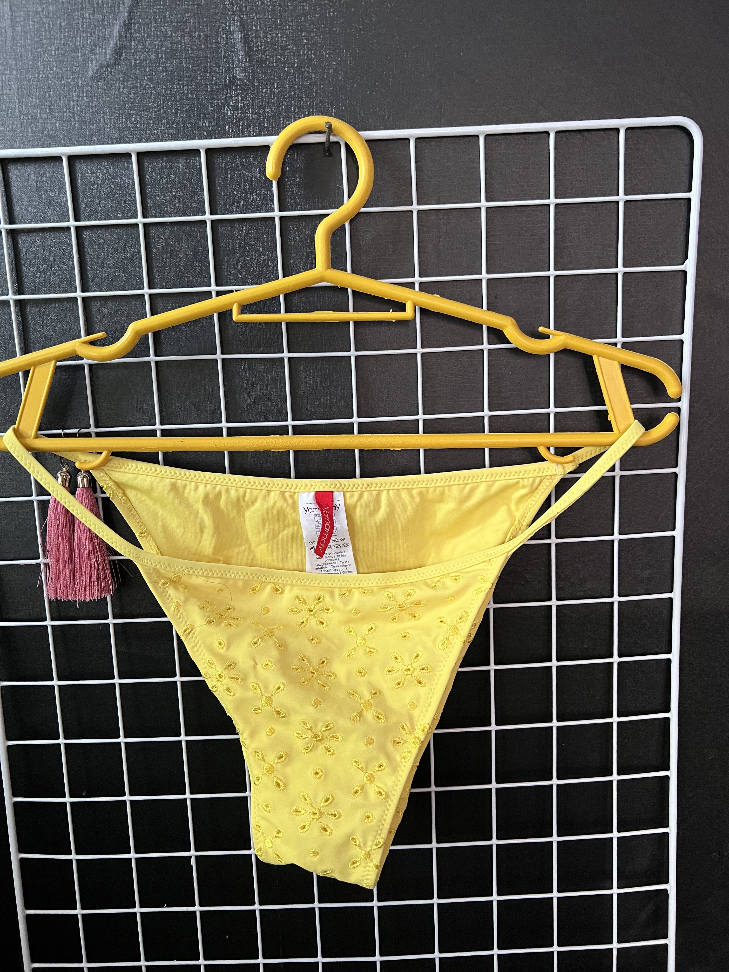 Yellow bikini bottom, Women's Fashion, Swimwear, Bikinis & Swimsuits on