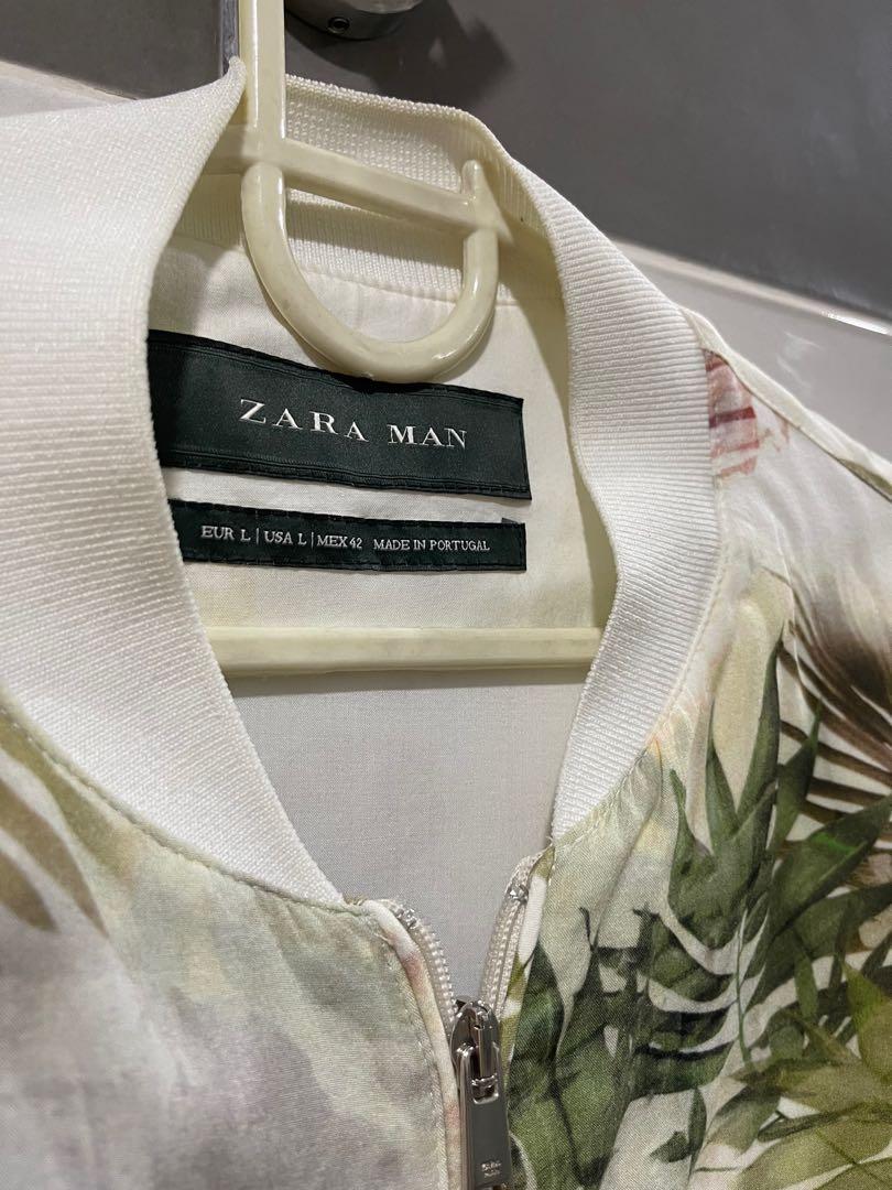 Zara men Floral jacket (Category: Coats, Jackets and Outerwear) located in Quezon City. Submitted by davidtantoco (Listing ID 1164772149, Image 2). Description: no issues fits large perfectly firm price.