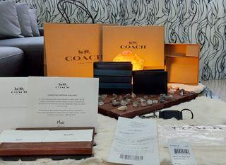 100% Authentic Coach - Instock coach short wallet , coach men striped short wallet 100% Authentic Coach - Instock coach short wallet , coach men striped short wallet F24649