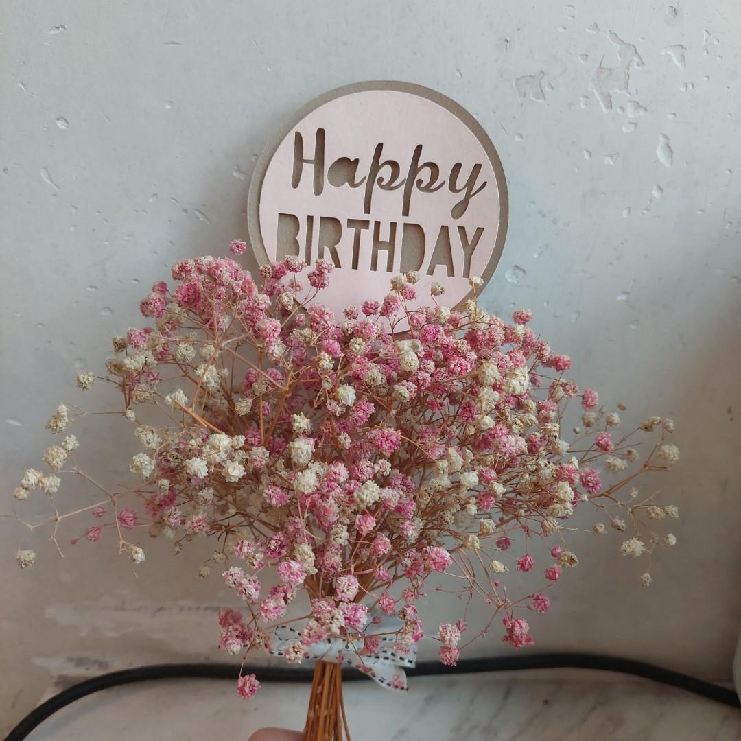 乾花 自製乾花 滿天星 粉紅粉白 興趣及遊戲 手作 自家設計 文具及工藝 花 Carousell