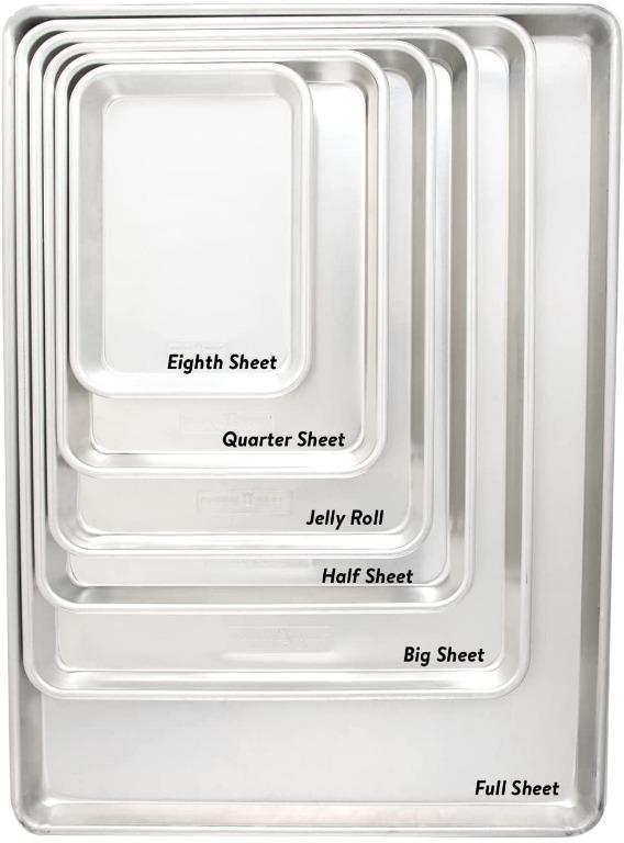 Nordic ware natural aluminum commercial baker's half sheet with lid best sale