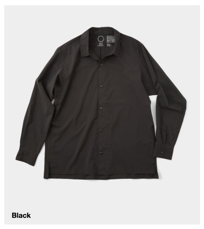 山と道Yamatomichi UL Shirt Unisex S size (Black), 男裝, 上身及套裝 