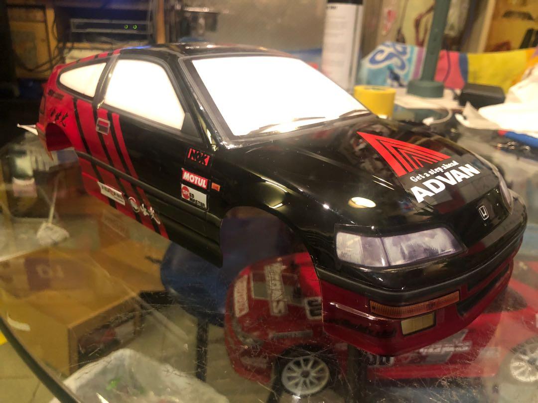 Abc 1 10 Rc Ef8 Crx M車殼advan花 興趣及遊戲 玩具 遊戲類 Carousell