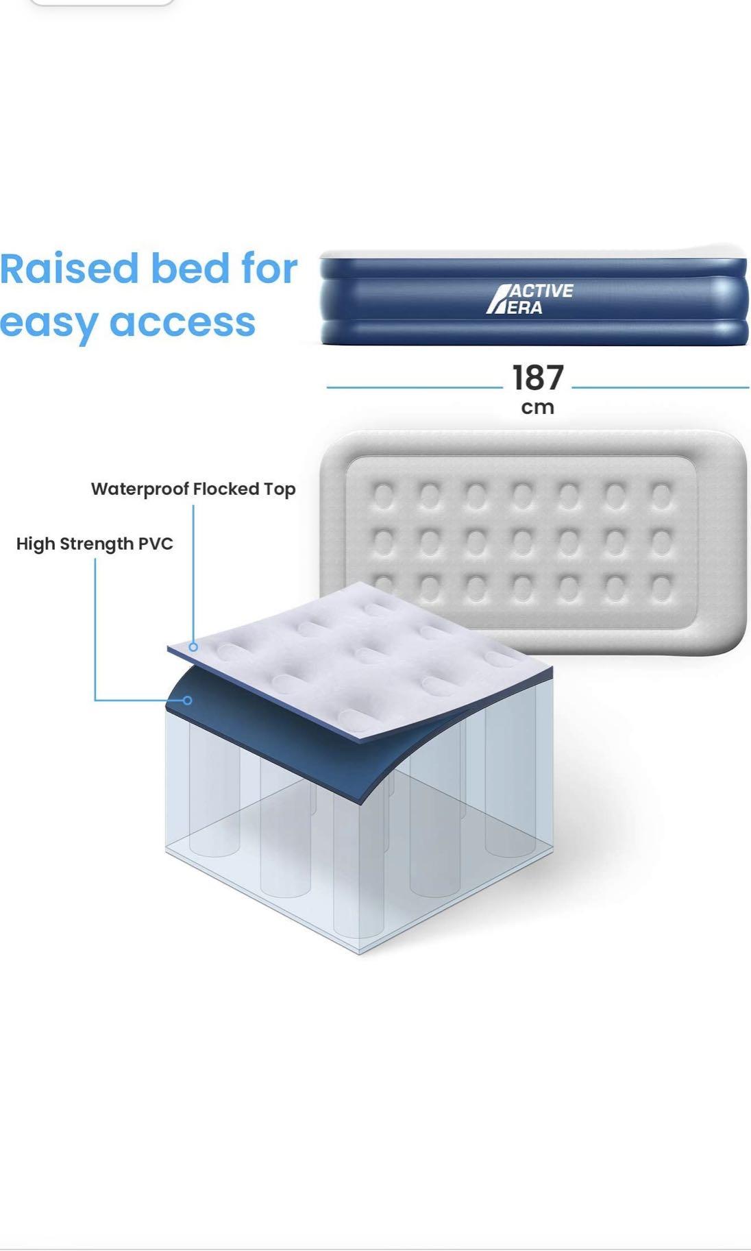 Active Era Air Bed Premium Single Size with a Built in Electric