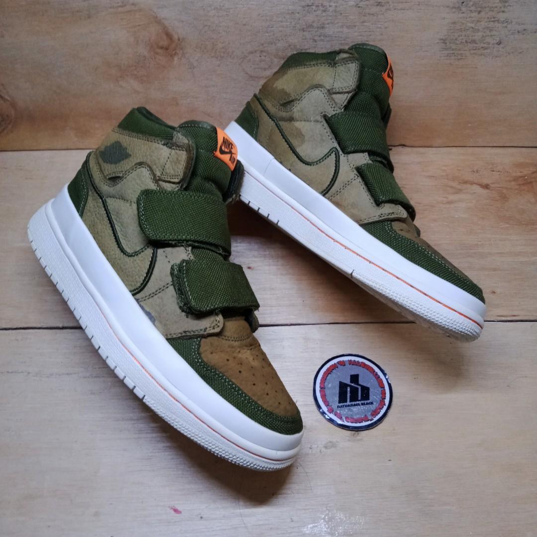 Jordan double strap shop olive