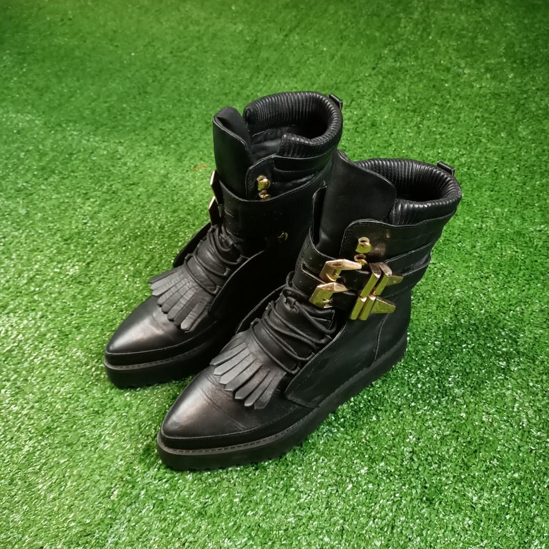 Alexander wang boots mens hotsell