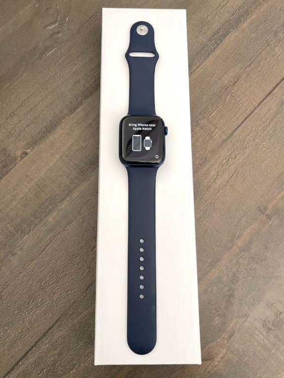 apple watch series 6 44mm blue aluminium, Mobile Phones \u0026 Gadgets,  Wearables \u0026 Smart Watches on Carousell