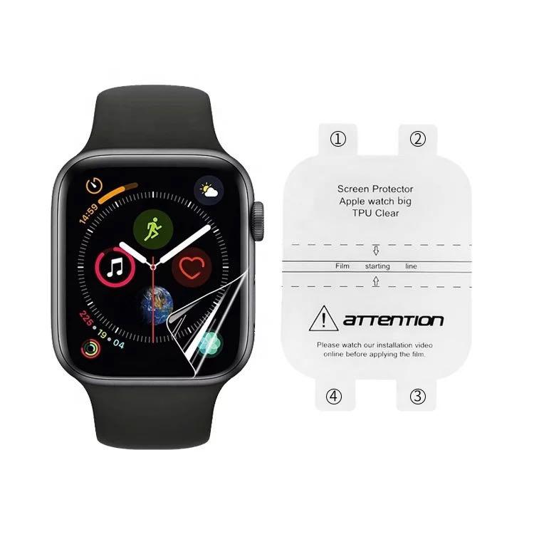 Apple Watch series 7 8hydrogel TPU clear screen protector 2 pcs Mobile Phones Gadgets Mobile Gadget Accessories Other Mobile Gadget Accessories on Carousell