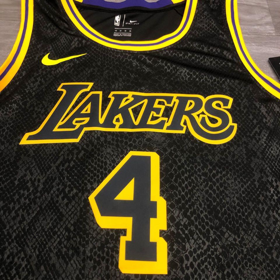 Alex Caruso Los Angeles Lakers Nike City Edition Swingman Jersey - Black