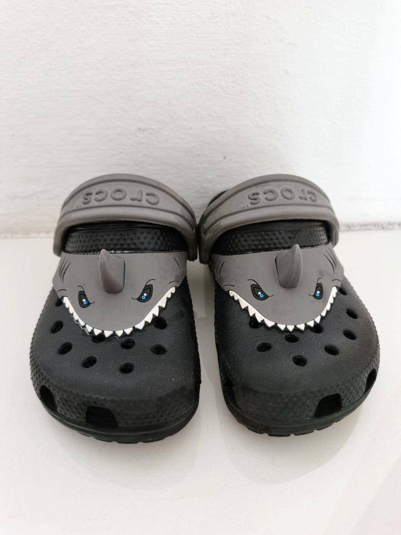Shark crocs on sale for toddlers