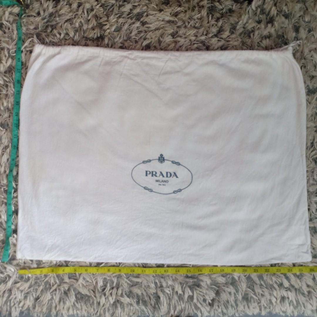 Prada dust bag best sale authentic