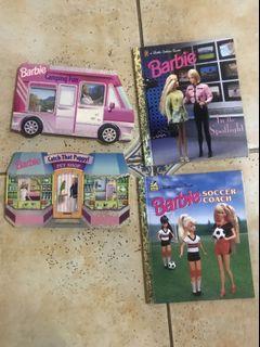 4 pieces Barbie Children’s Books bundle set