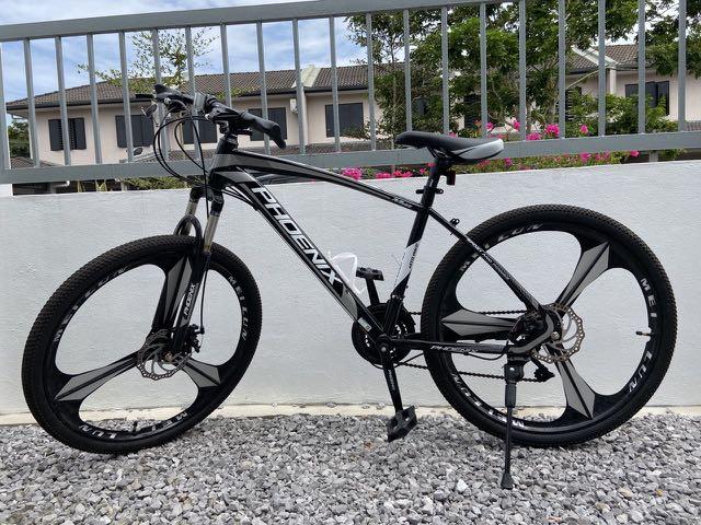 Basikal Mountain Bike 22 inci rim 3 blades brand Phoenix Sports