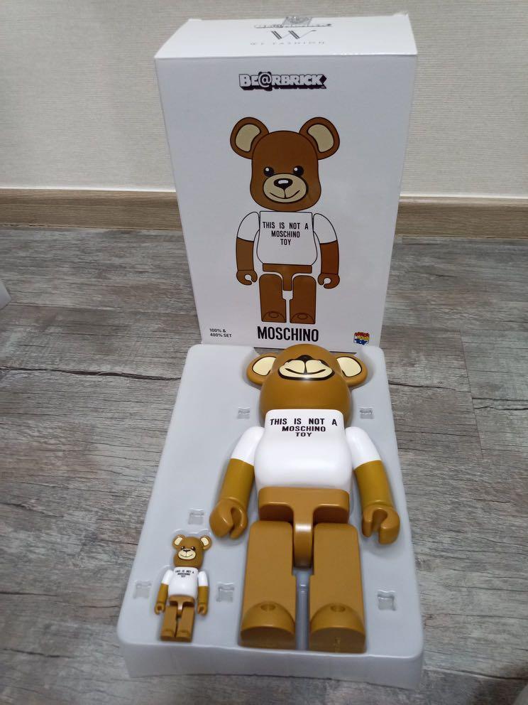 Bearbrick Macau 2020 Moschino 100% 400% (PRICE REDUCED), Toys 