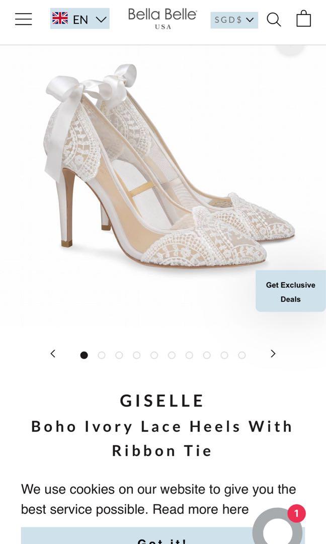 Bella belle wedding shoes giselle Women s Fashion Footwear