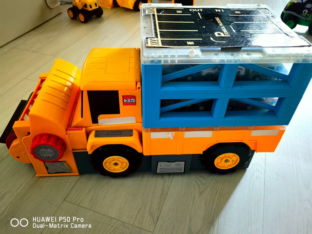 Big Toy Cars Truck with Storage, Hobbies & Toys, Toys & Games on Carousell