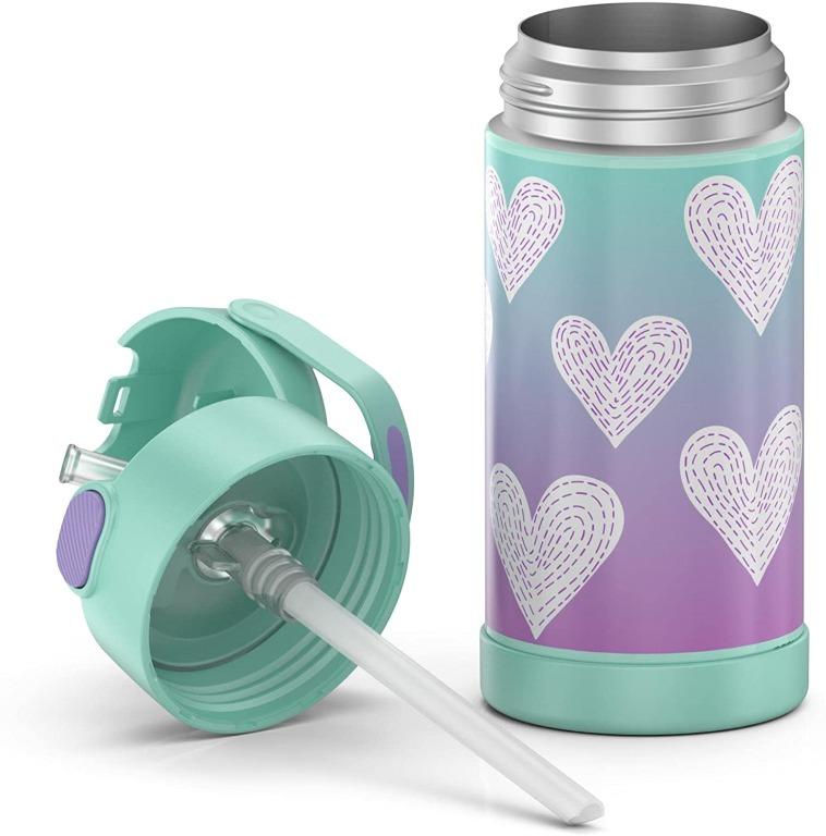 Thermos 12-oz. Funtainer Bottle, Purple Hearts