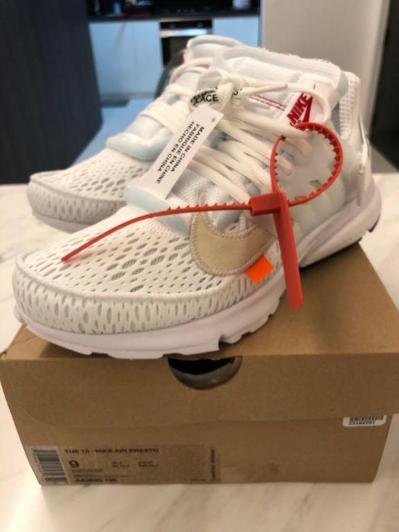 Off white sale prestos for sale