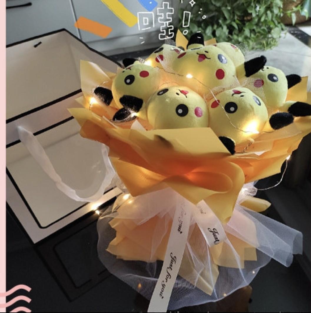 Bouquet : PIKACHU SERIES, Hobbies & Toys, Stationery & Craft, Flowers ...