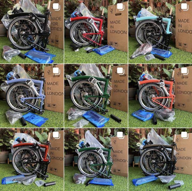 BROMPTON (Category: Bicycles) located in Shah Alam. Submitted by prettylovelyride (Listing ID 1164873632, Image 1). Description: Brompton C line 1- C line M6L Black Edition Black Lacquer RM10,200 2- C line M6L BE Turkish Green RM10,200 3- C Line S6L Turkish Green RM9,200 4- C line M6L Racing Green RM9,200 5- C line M6L Cloud Blue RM9,200 6- C line M6L Fire Coral RM9,200 7- C line M6L House Red RM9,200 8- C line S6L BE Flame Lacquer RM11,500 9- C 