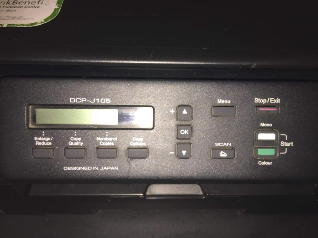 BROTHER PRINTER DCP J105, Computers & Tech, Printers, Scanners