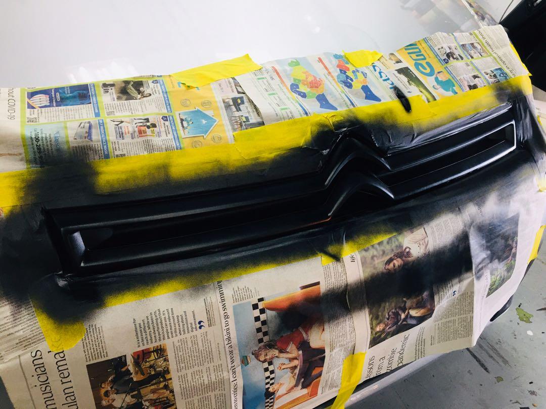 Car grille plastidip spray, Car Accessories, Accessories on Carousell