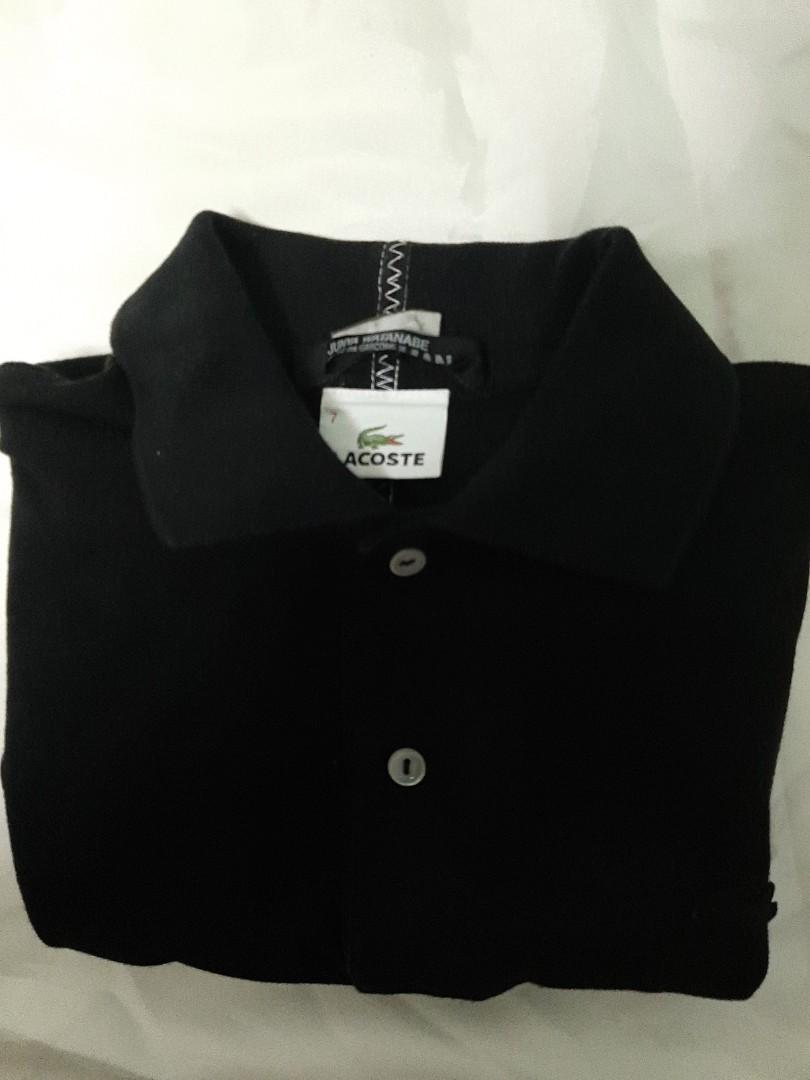 CDG JUNYA WATANABE X LACOSTE POLO TEE Pre Loved Men s Fashion Tops Sets Tshirts Polo Shirts on Carousell