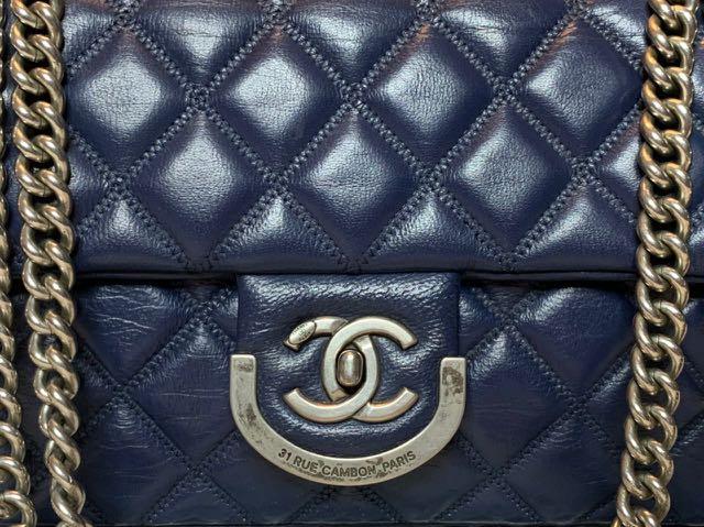 Chanel 31 rue cambon bag hotsell blue